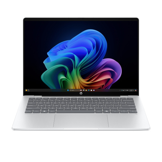 NTB HP OmniBook 5 NG AI PC 14-he0001nc, 14" OLED 2K Touch, Snapdragon X Plus, 16GB, 1TB SSD, Win11, Silver, +3M GamePass NTB HP OmniBook 5 NG AI PC 14-he0001nc, 14" OLED 2K Touch, Snapdragon X Plus, 16GB, 1TB SSD, Win11, Silver, +3M GamePass