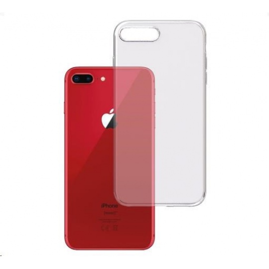 3mk ochranný kryt Clear Case pro Apple iPhone 7 Plus, 8 Plus, čirý