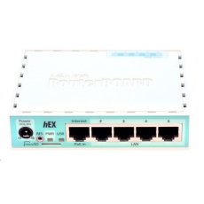 BAZAR - MikroTik RouterBOARD hEX, 880MHz dual-core CPU, 256MB RAM, 5x LAN, USB, microSD slot, vč. L4 licence - Po opravě BAZAR - MikroTik RouterBOARD hEX, 880MHz dual-core CPU, 256MB RAM, 5x LAN, USB, microSD slot, vč. L4 licence - Po opravě
