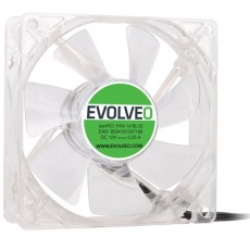 EVOLVEO 14L1BL ventilátor 140mm, 4 LED modrý, 3pin EVOLVEO 14L1BL ventilátor 140mm, 4 LED modrý, 3pin