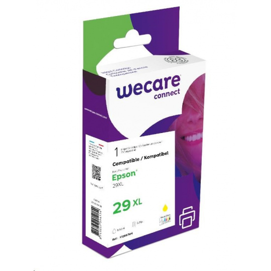 WECARE ARMOR cartridge pro Epson Expression Home XP 235, 332, 432 (C13T29944012), žlutá/yellow, 8,5ml, 625str