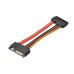 PREMIUMCORD Kabel SATA + napájení prodlužovací k HDD, 15cm