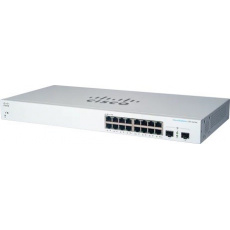 Cisco switch CBS220-16T-2G (16xGbE,2xSFP,fanless) - REFRESH