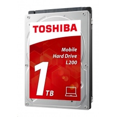 TOSHIBA HDD L200 Mobile (CMR) 1TB, SATA III, 5400 rpm, 8MB cache, 2,5", 9,5mm, BULK